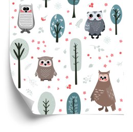 Tapeta Sowy Wśród Roślin