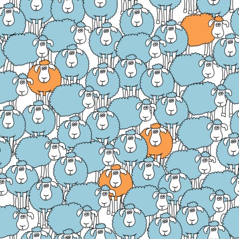 Tapeta Sympatyczne Owieczki