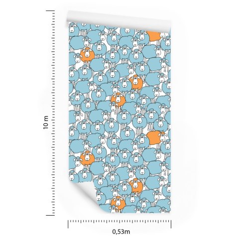 Tapeta Sympatyczne Owieczki