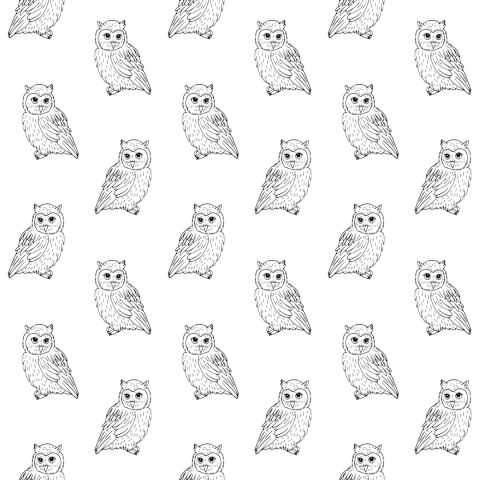 Tapeta Sympatyczne Sowy