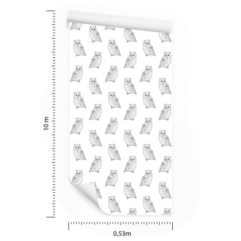 Tapeta Sympatyczne Sowy