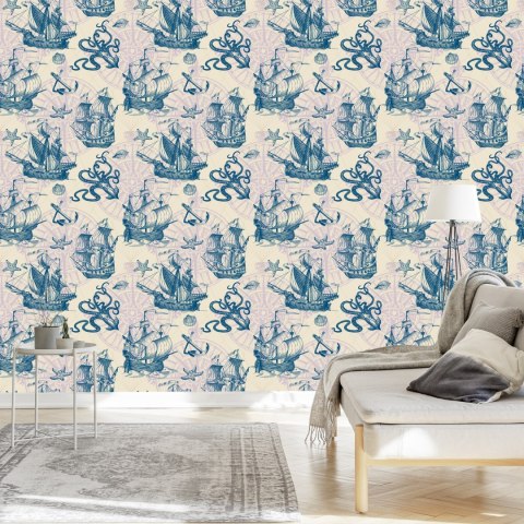 Tapeta Żaglowce Vintage