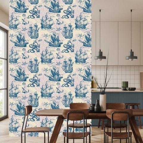 Tapeta Żaglowce Vintage