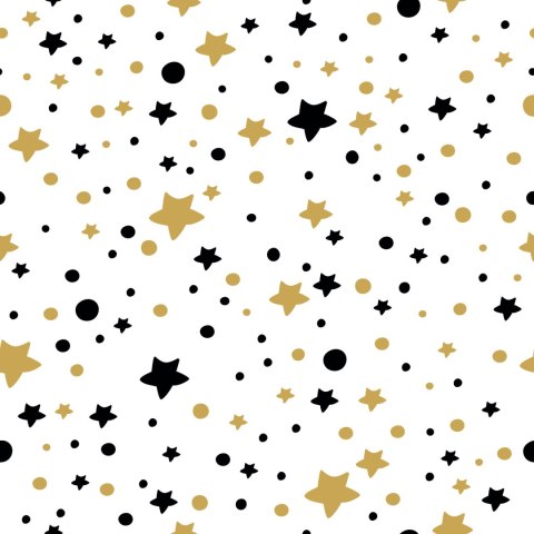 Tapeta Dla Dzieci - Gwiazdki I Kółka