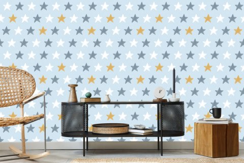 Tapeta Dla Dzieci - Kolorowe Gwiazdki