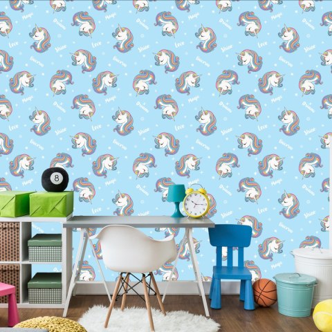 Tapeta Dla Dzieci - Magiczne Jednorożce