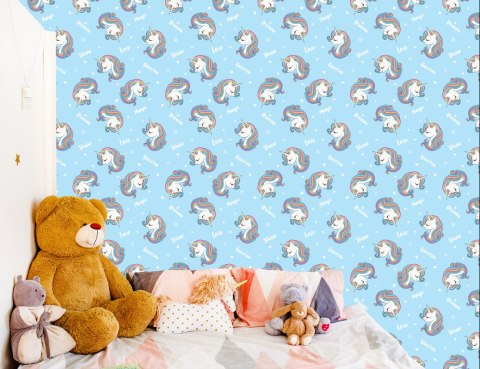 Tapeta Dla Dzieci - Magiczne Jednorożce