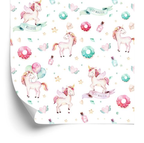 Tapeta Dla Dzieci - Piękne Jednorożce