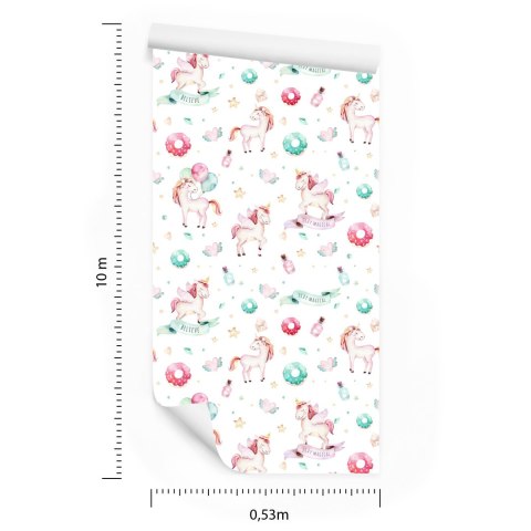 Tapeta Dla Dzieci - Piękne Jednorożce