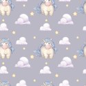 Tapeta Dla Dziewczynek Pastelowe Jednorożce Chmury