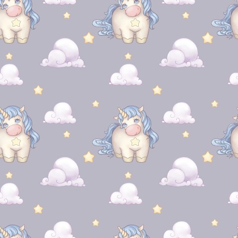 Tapeta Dla Dziewczynek Pastelowe Jednorożce Chmury