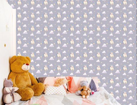 Tapeta Dla Dziewczynek Pastelowe Jednorożce Chmury