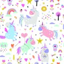 Tapeta Do Pokoju Dziewczynki, Jednorożce, Kwiaty