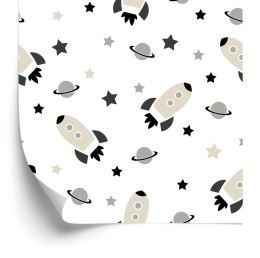 Tapeta Gwiazdy, Planety, Kosmos Do Pokoju Dziecka
