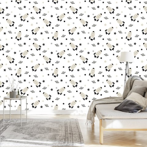 Tapeta Gwiazdy, Planety, Kosmos Do Pokoju Dziecka