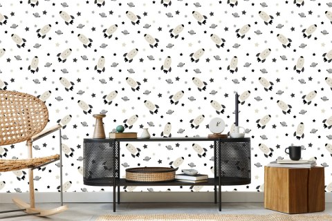 Tapeta Gwiazdy, Planety, Kosmos Do Pokoju Dziecka