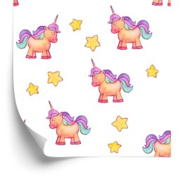 Tapeta Jednorożce I Gwiazdki