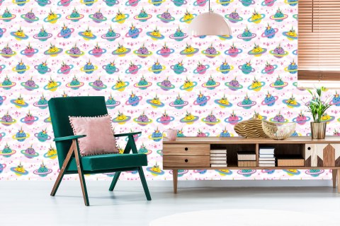 Tapeta Kolorowe Planety