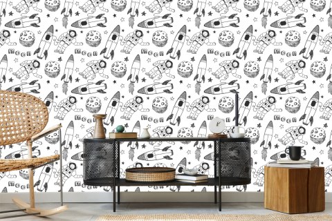 Tapeta Kosmonauci Wśród Gwiazd