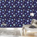 Tapeta Niebieski Kosmos I Planety