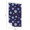 Tapeta Niebieski Kosmos I Planety