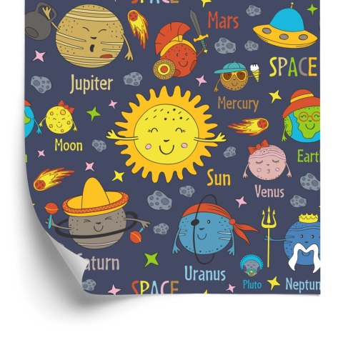 Tapeta Planety Słońce I Ufo