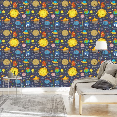 Tapeta Planety Słońce I Ufo