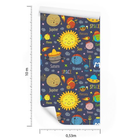 Tapeta Planety Słońce I Ufo