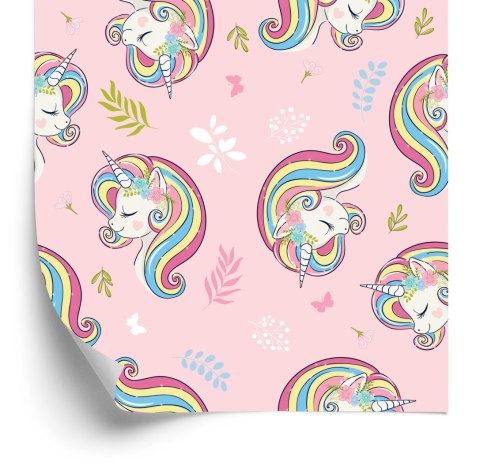 Tapeta Bajkowa Dla Dzieci, Rośliny, Jednorożce