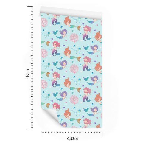 Tapeta Bajkowa, Syreny, Dla Dziewczynki