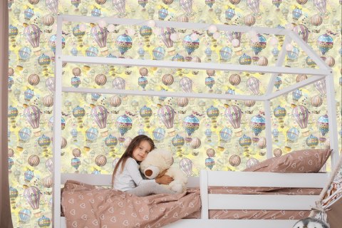 Tapeta Balony W Pastelowych Kolorach