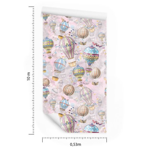 Tapeta Balony W Wielu Kolorach