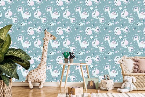 Tapeta Dinozaury W Kosmosie