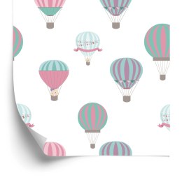 Tapeta Kolorowe Pojazdy Balony