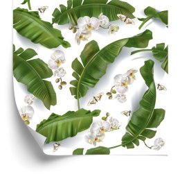 Tapeta Do Salonu Kwiaty Storczyki Natura