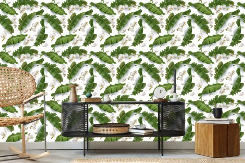 Tapeta Do Salonu Kwiaty Storczyki Natura