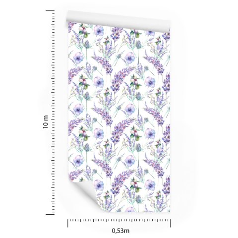 Tapeta Fioletowa Lawenda Rośliny