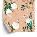 Tapeta Kolorowe Kwiaty W Stylu Vintage