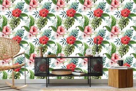 Tapeta Kolorowe Kwiaty