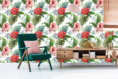 Tapeta Kolorowe Kwiaty