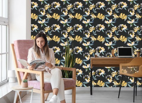 Tapeta Kwiatowy Wzór