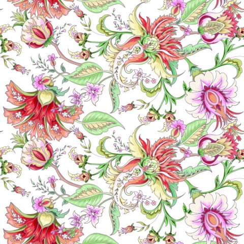 Tapeta Kwiaty W Delikatnych Barwach