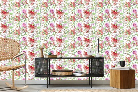 Tapeta Kwiaty W Delikatnych Barwach