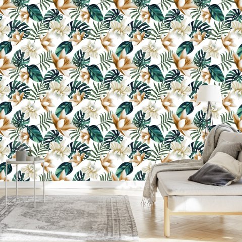 Tapeta Kwiaty W Stylu Retro