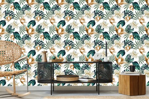 Tapeta Kwiaty W Stylu Retro