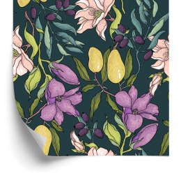 Tapeta Kwiaty Z Owocami