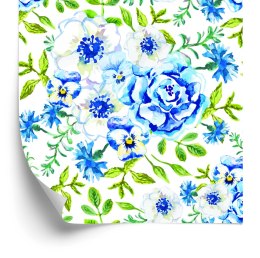 Tapeta Róże, Jaskry, Chabry I Bratki