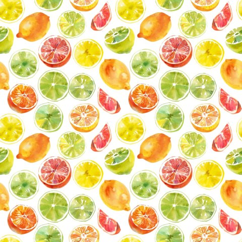 Tapeta Cytryny Limonki Pomarańcze, Kuchnia