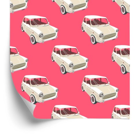 Tapeta Dla Dzieci - Kultowe Auta W Stylu Retro
