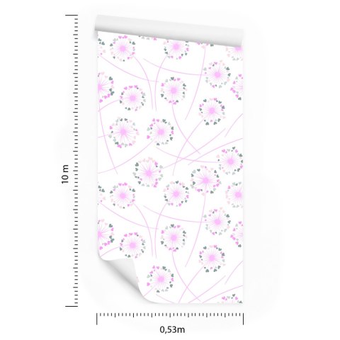 Tapeta Dmuchawce Z Serduszek